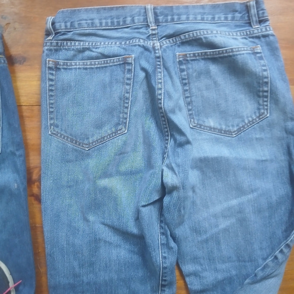 J. Crew Blue Bootcut Jeans Classic Style Two Pair 34X30 - Picture 6 of 10